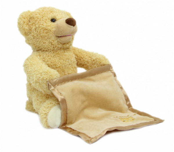 knuffelbeer junior 19 x 25 cm pluche naturel