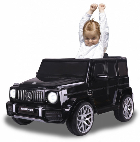 elektrische kinderauto Mercedes AMG G 63 12V zwart