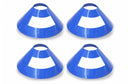 markeringspionnen Traffic 17 x 7 cm blauw 4 stuks