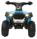 mini quad Runty 6 V 68 x 45 cm blauw 5-delig