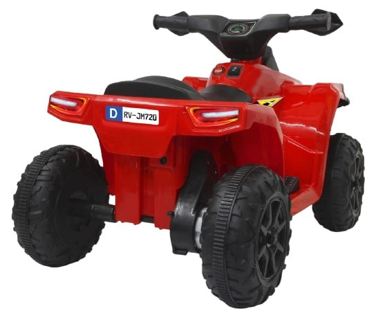 mini quad Runty 6 V 68 x 45 cm rood 5-delig