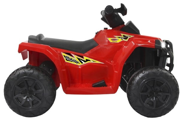 mini quad Runty 6 V 68 x 45 cm rood 5-delig