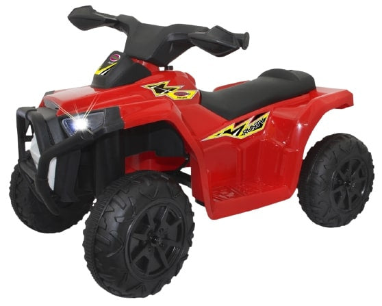 mini quad Runty 6 V 68 x 45 cm rood 5-delig