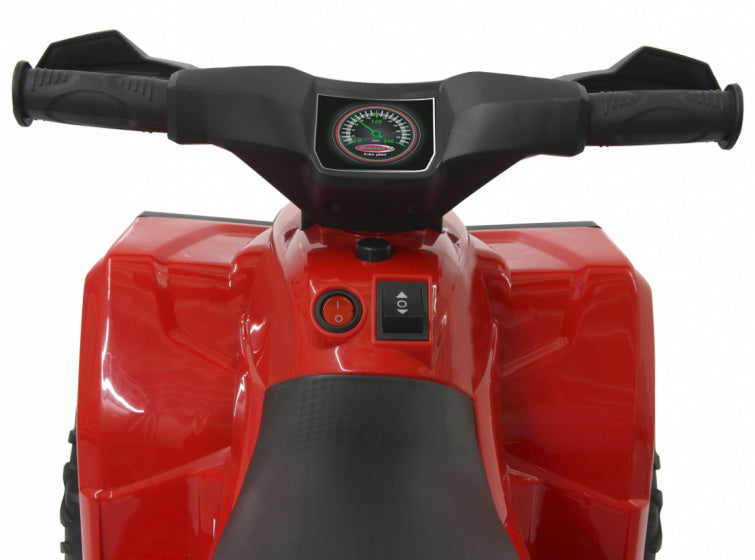 mini quad Runty 6 V 68 x 45 cm rood 5-delig