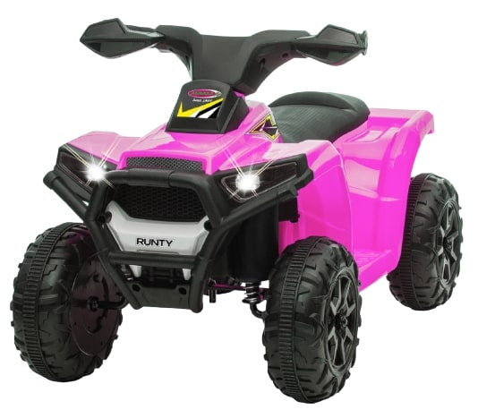 mini quad Runty 6 V 68 x 45 cm roze 5-delig