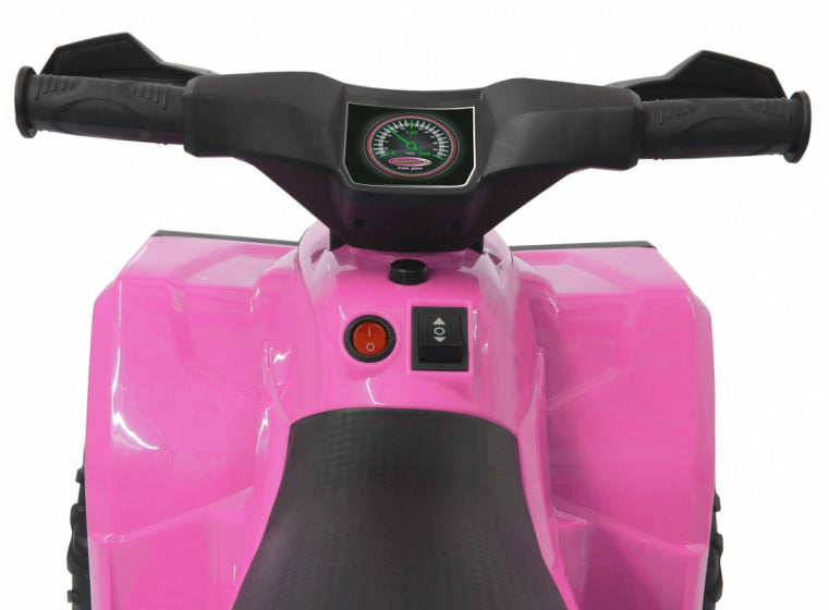 mini quad Runty 6 V 68 x 45 cm roze 5-delig
