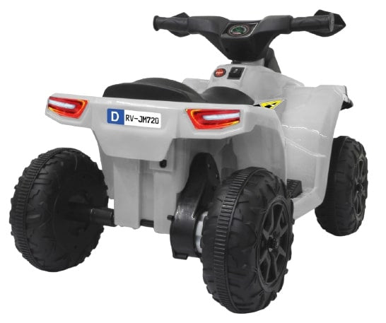 mini quad Runty 6 V 68 x 45 cm wit 5-delig