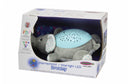 nachtlamp Dreamy Elephant led 32 cm grijs/blauw