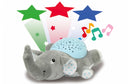 nachtlamp Dreamy Elephant led 32 cm grijs/blauw