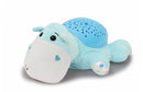 nachtlamp Dreamy Hippo led 32 cm blauw