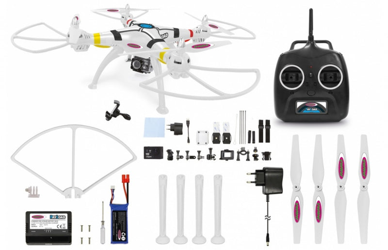 quadrocopter Payload Full HD Flyback 2,4 GHz 62 cm wit