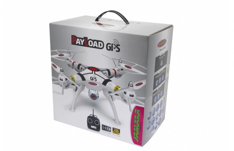 quadrocopter Payload GPS HD Flyback 2,4 GHz 61 cm wit