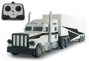 RC Amerikaanse vrachtwagen 46,5 cm 1:34 wit 3-delig