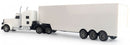 RC Amerikaanse vrachtwagen 46,5 cm 1:34 wit 3-delig