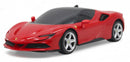 RC auto Ferrari SF90 Stradale 16,5 cm rood 2-delig