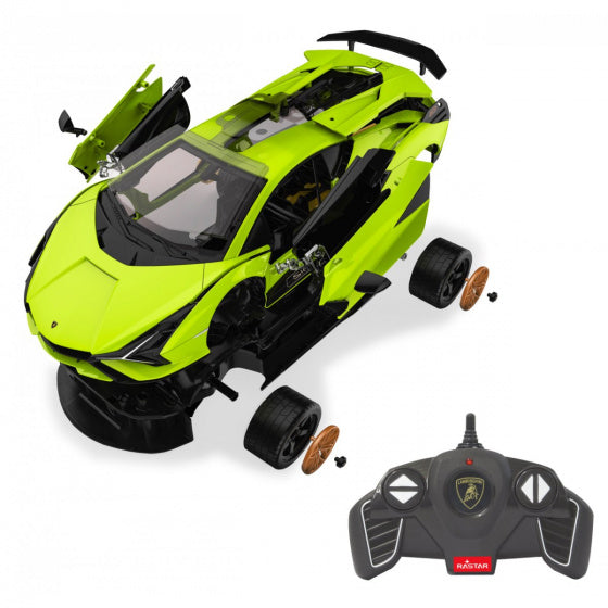 RC auto Lamborghini Sián 27,9 cm 1:18 groen 2-delig