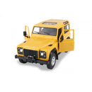 RC auto Land Rover Defender 29 cm 1:14 geel 2-delig