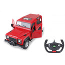 RC auto Land Rover Defender 29 cm 1:14 rood 2-delig