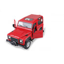 RC auto Land Rover Defender 29 cm 1:14 rood 2-delig