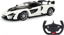 RC auto McLaren Senna 34 cm 1:14 wit/zwart 2-delig
