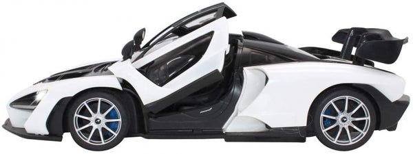 RC auto McLaren Senna 34 cm 1:14 wit/zwart 2-delig