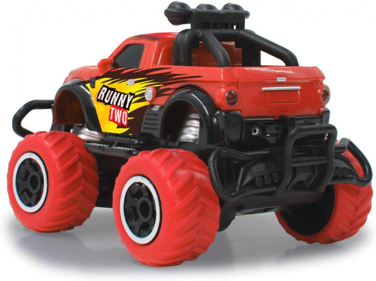 monstertruck RC Runny Two 13,5 x 8,4 cm rubber rood