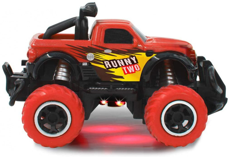 monstertruck RC Runny Two 13,5 x 8,4 cm rubber rood