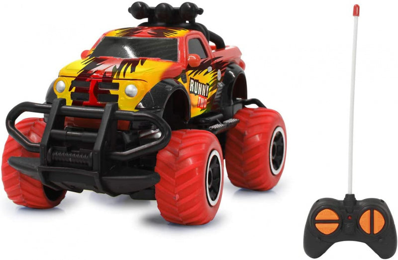 monstertruck RC Runny Two 13,5 x 8,4 cm rubber rood