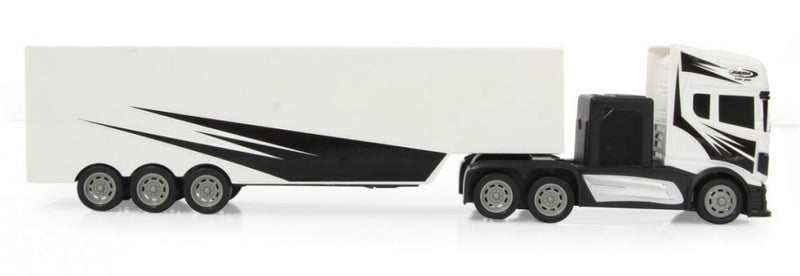 RC vrachtwagen met trailer 46,5 cm 1:34 wit 3-delig