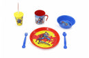 serviesset Superman jongens rood/blauw 8-delig