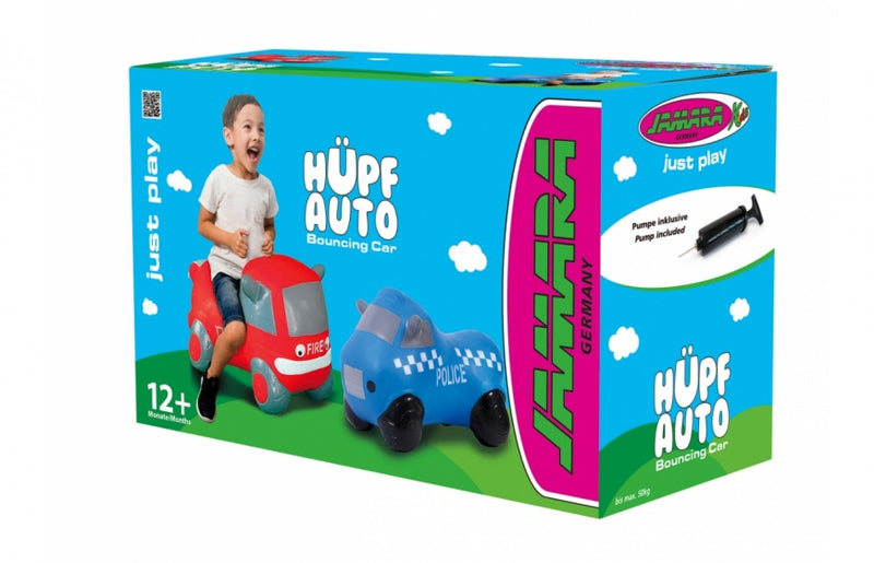 skippybal brandweertruck 55 cm rood