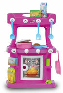speelkeuken Little Cook 57 cm roze 42-delig