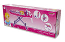 strijkset Little Princess meisjes 71 cm roze/paars 4-delig