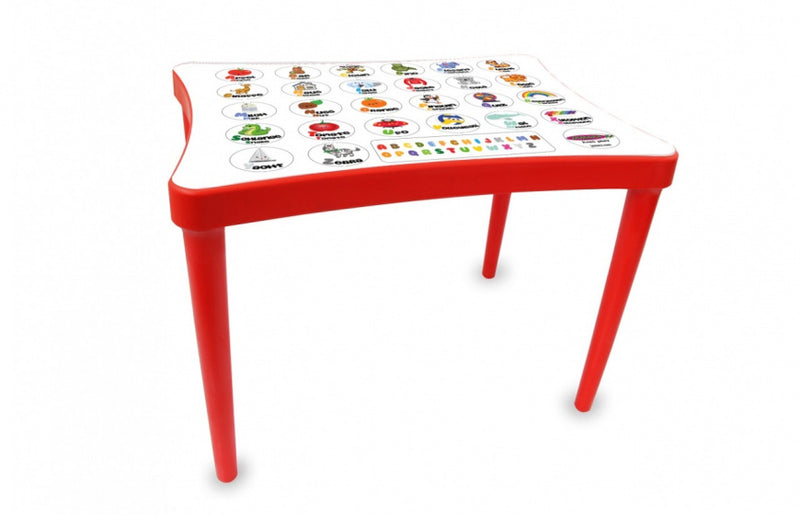 tafelset Easy Learning junior 57 x 41,5 cm rood 3-delig