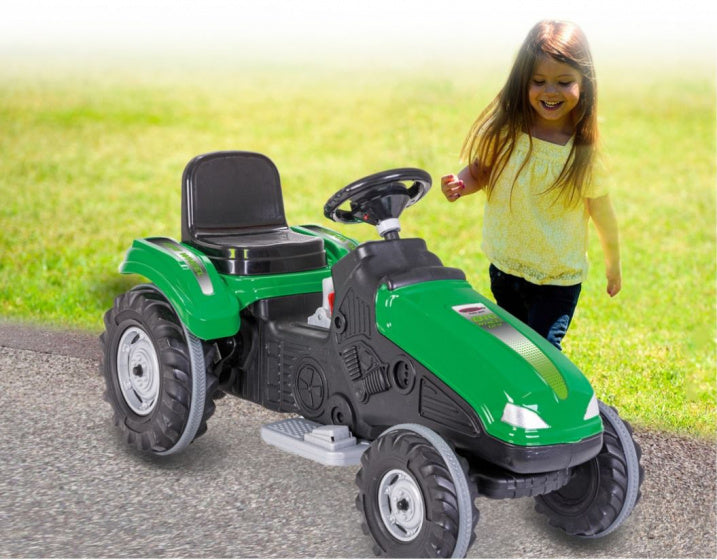 elektrische kindertractor Big Wheel 12V groen