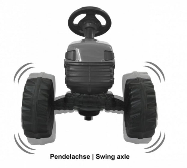 elektrische kindertractor Big Wheel 12V groen