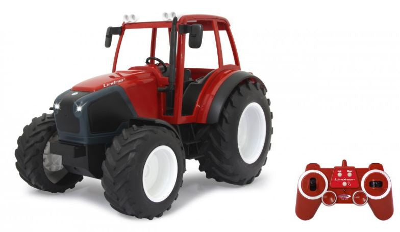 traktor Lidner-Geotrac 29,5 x 18 x 21 cm rood 2-delig