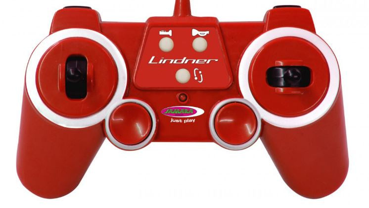 traktor Lidner-Geotrac 29,5 x 18 x 21 cm rood 2-delig