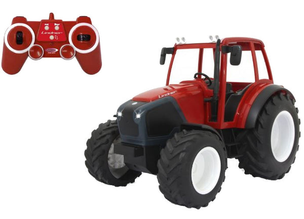 traktor Lidner-Geotrac 29,5 x 18 x 21 cm rood 2-delig