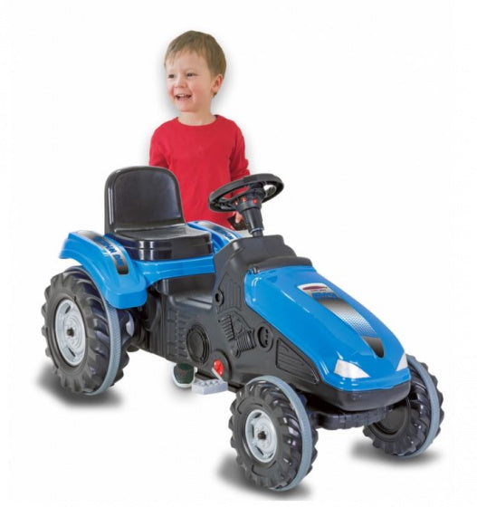 traptractor Big Wheel 114 x 53,5 x 64 cm blauw/zwart