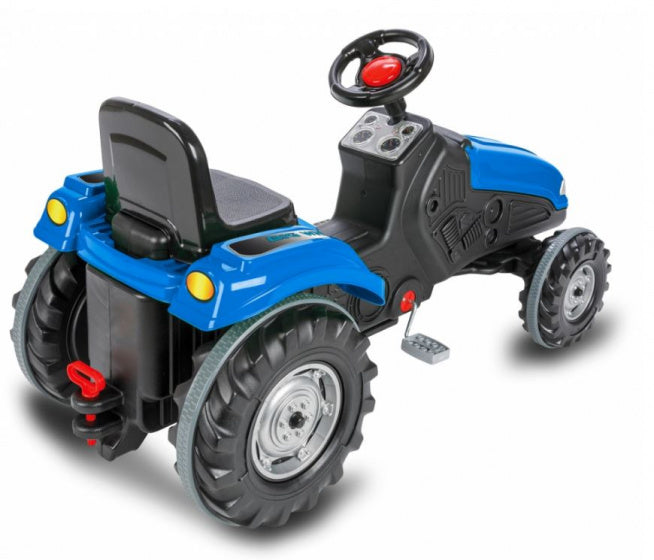 traptractor Big Wheel 114 x 53,5 x 64 cm blauw/zwart