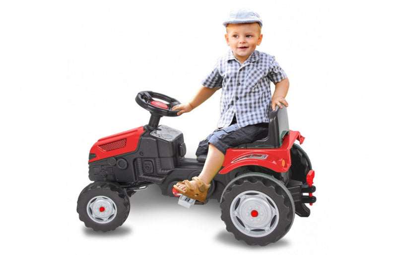 traptractor Strong Bull 95 x 51 x 51 cm rood/zwart
