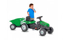 traptractor Strong Bull met aanhanger 144 x 53,5 cm groen