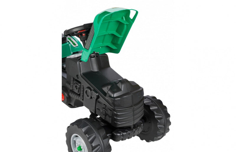 traptractor Strong Bull met aanhanger 144 x 53,5 cm groen