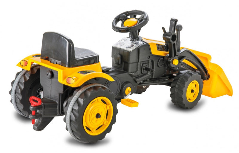 traptractor Strong Bull met voorlader 125 x 51 cm geel