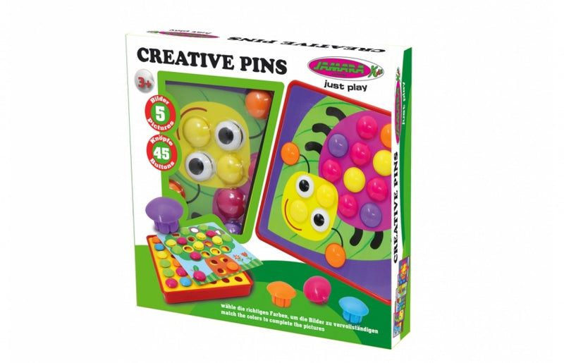 vormenspel Creative Pins junior set A 50-delig
