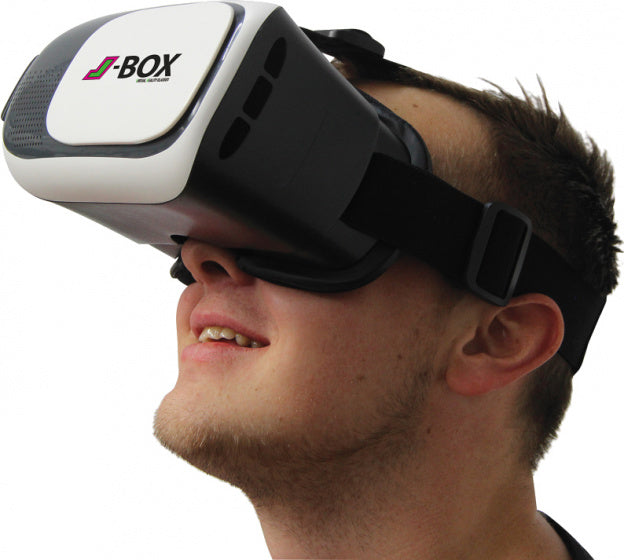 VR-bril J-Box 20 x 10 x 14 cm wit/zwart