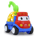 vrachtwagen met kraan 21 cm multicolor