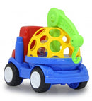 vrachtwagen met kraan 21 cm multicolor