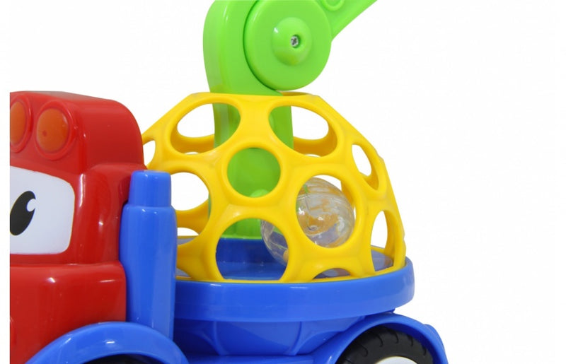vrachtwagen met kraan 21 cm multicolor